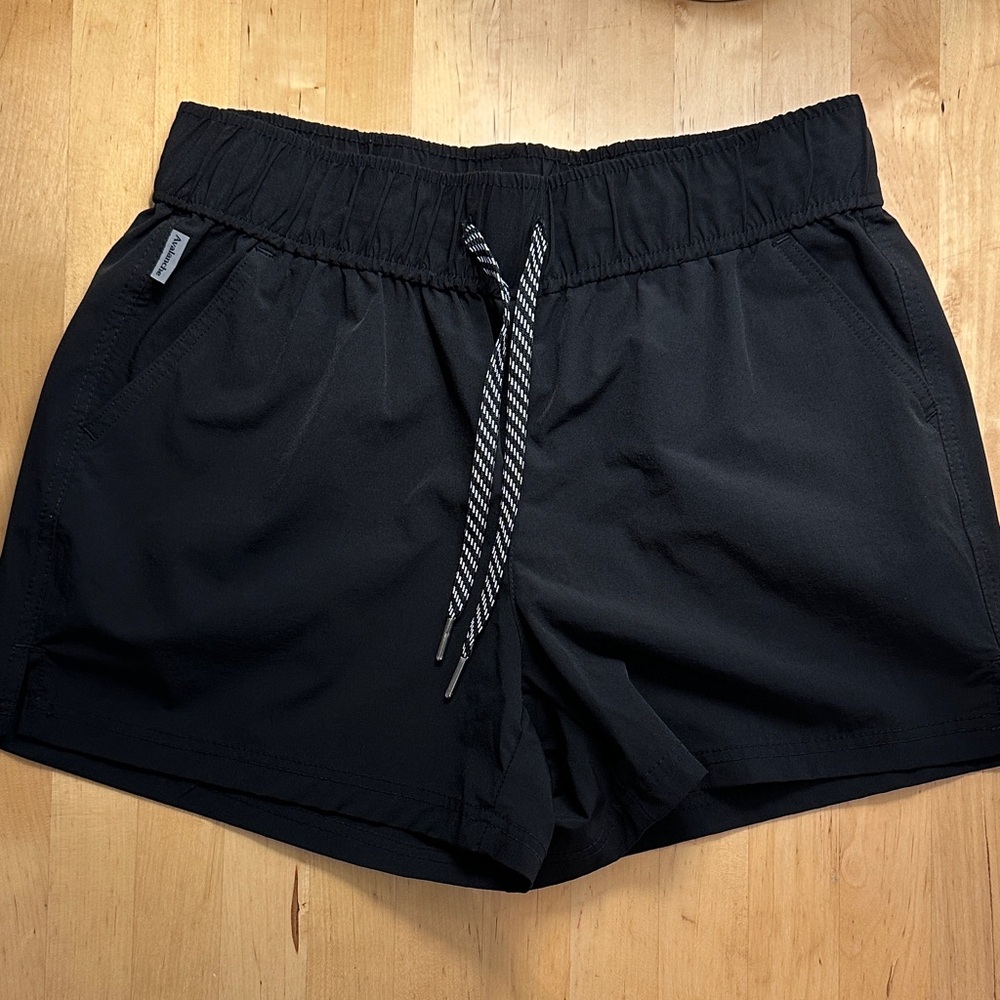 Avalanche Black Athletic Women's Shorts